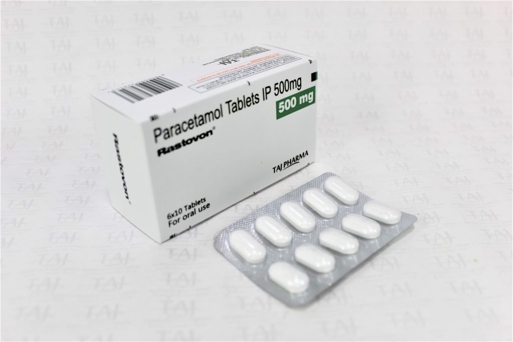Paracetamol 500mg Tablets manufacturer in India {Taj Pharmaceuticals}; best quality supplier and exporter of Paracetamol 500mg Tablets
