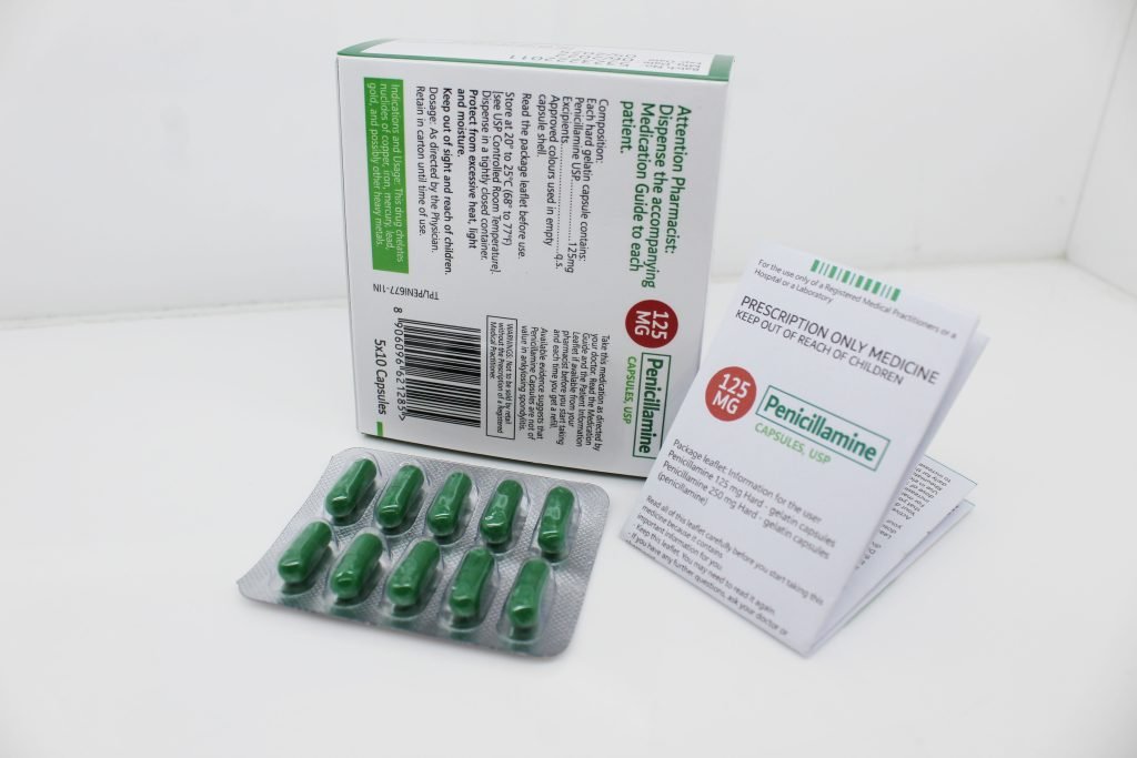 Penicillamine Capsules USP Suppliers India