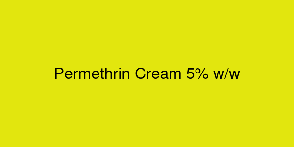Permethrin Cream 5% w/w