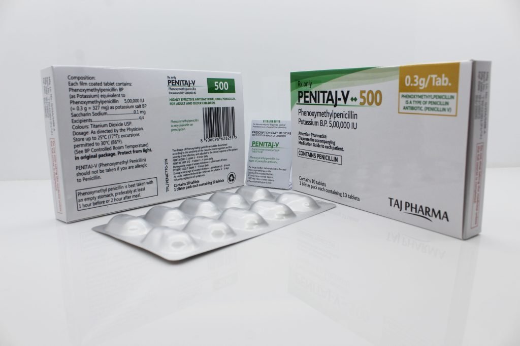 Phenoxymethylpenicillin Tablets BP Best Price in Mumbai Maharashtra Taj Pharma