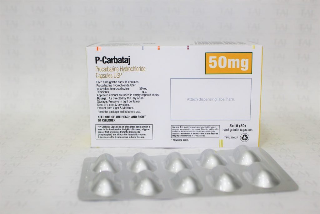 Procarbazine hydrochloride capsules USP 50mg