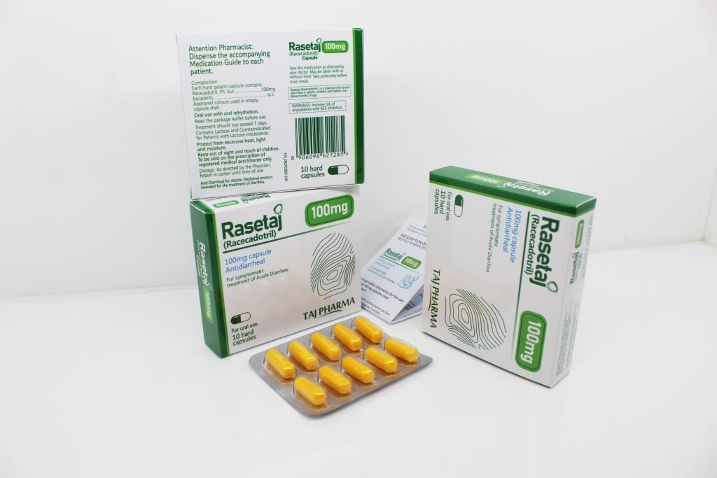 Racecadotril 100mg Capsules GMP Approved Manufacturer in PAN India