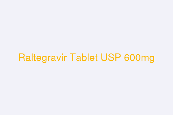 Raltegravir Tablet USP 600mg