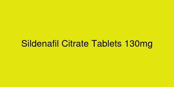 Sildenafil Citrate Tablets 130mg