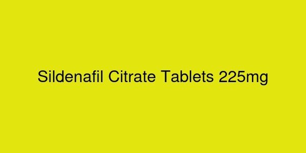 Sildenafil Citrate Tablets 225mg