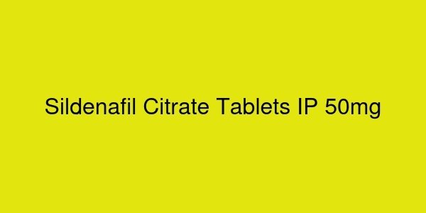 Sildenafil Citrate Tablets IP 50mg