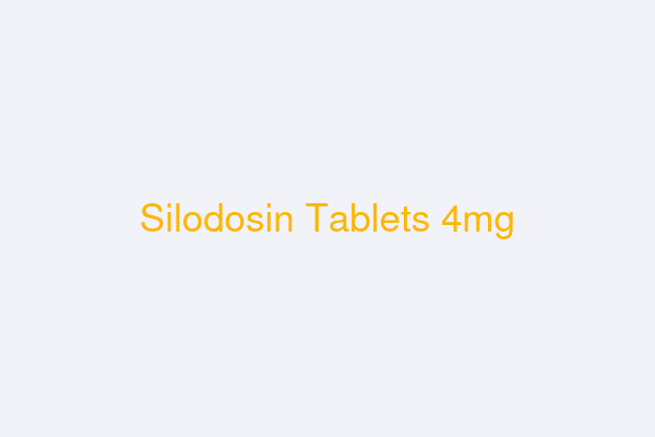 Silodosin Tablets 4mg