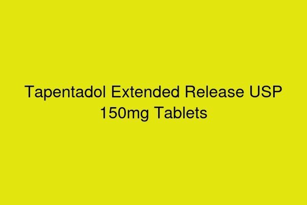 Tapentadol Extended Release USP 150mg Tablets
