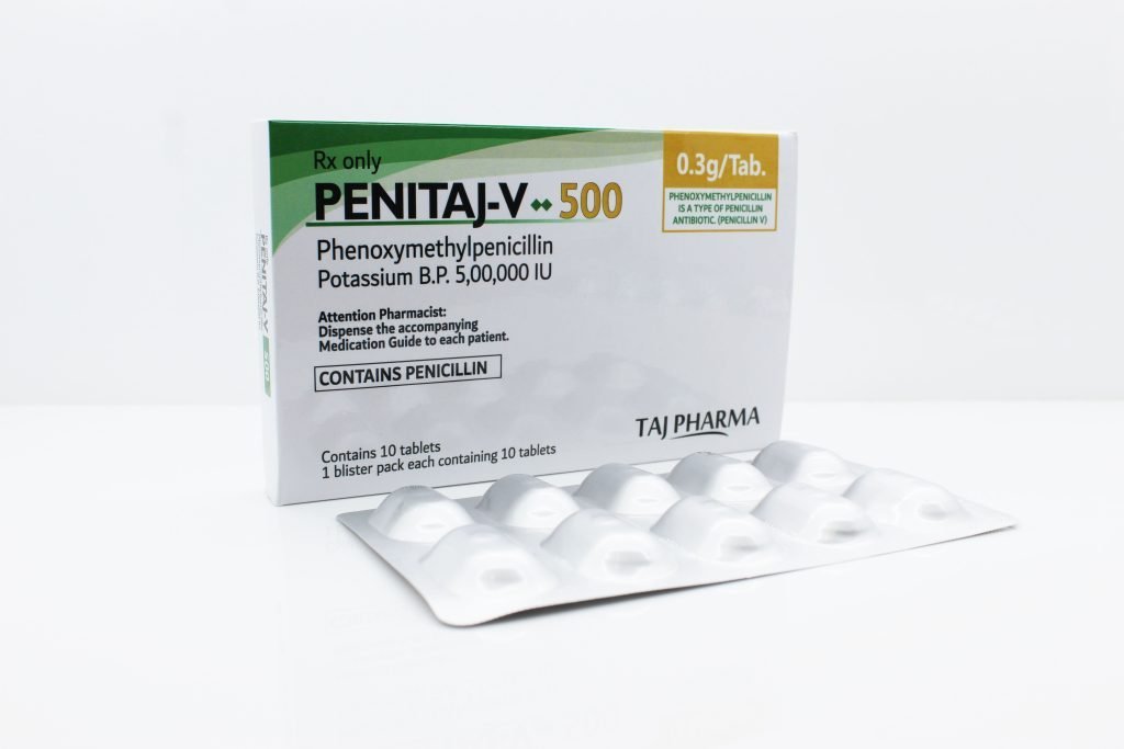 Phenoxymethylpenicillin Tablets BP 5,00,000 I.U. PCD Pharma Franchise Manufacturer and Supplier