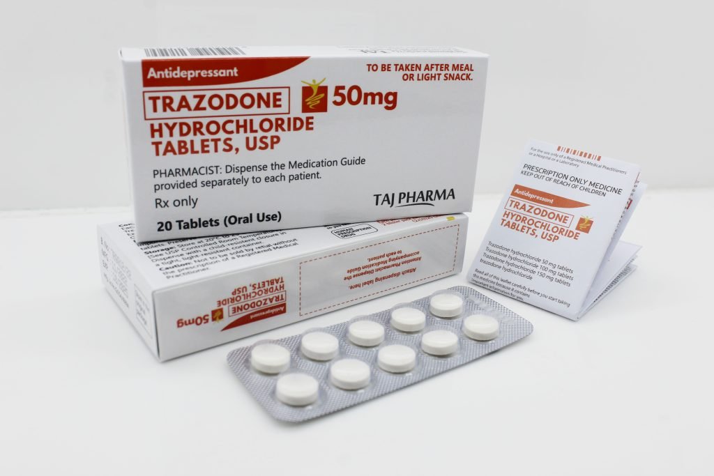 Trazodone Hydrochloride 50mg Tablets Manufacturer in PAN India