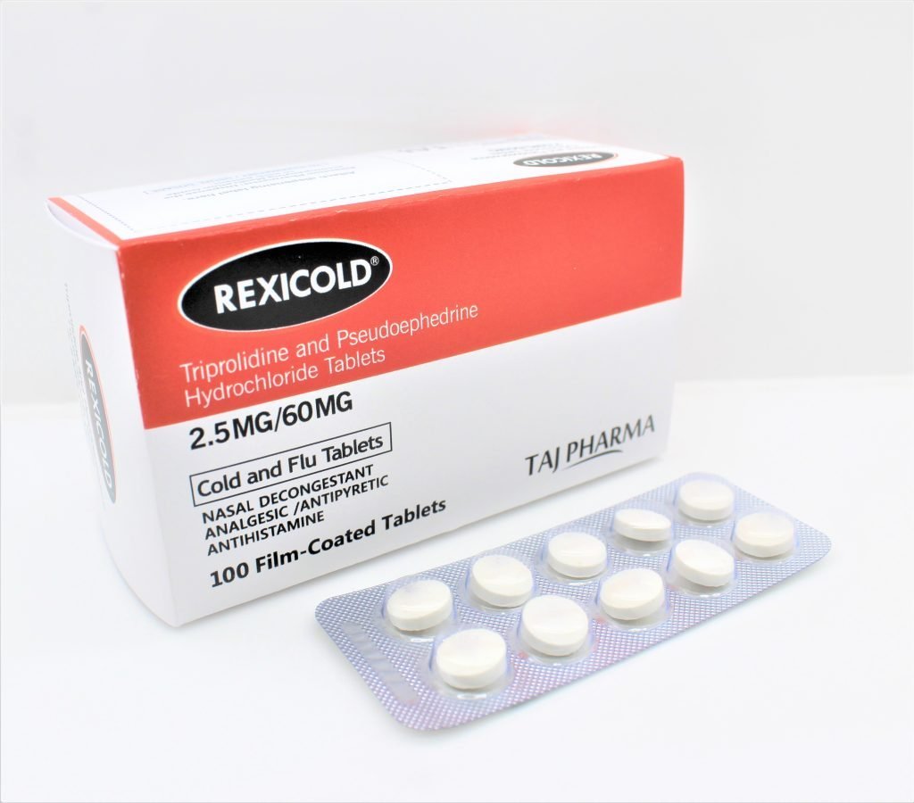 Triprolidine & Pseudoephedrine Hydrochloride Tablet (60mg+2.5mg)