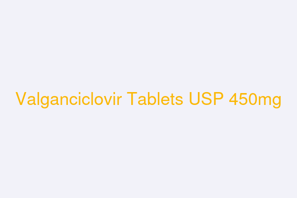 Valganciclovir Tablets USP 450mg