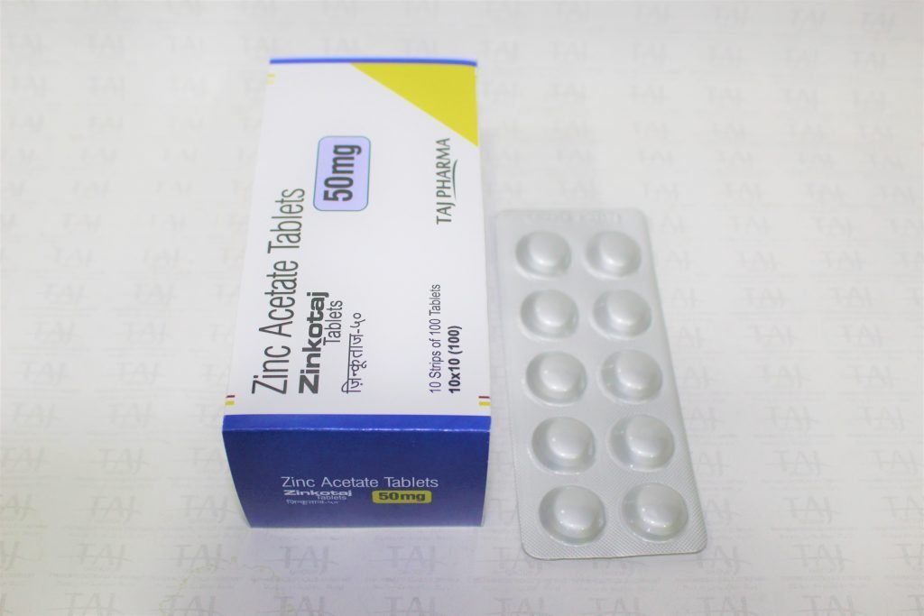 Zinc Acetate Tablets 50mg