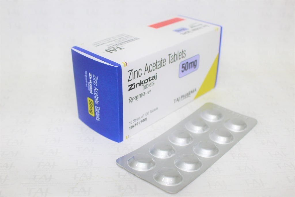 Zinc Acetate Tablets 50mg