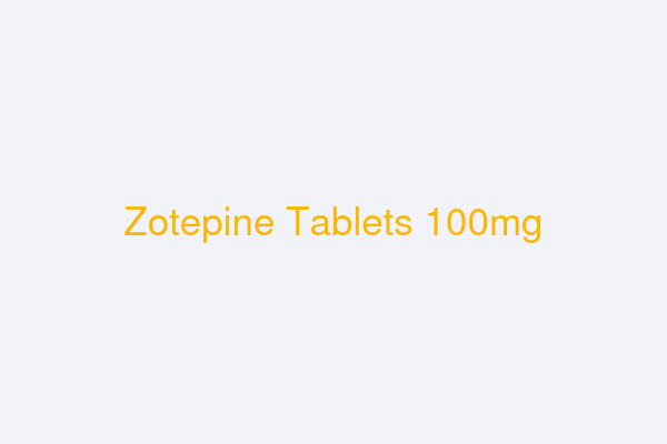 Zotepine Tablets 100mg
