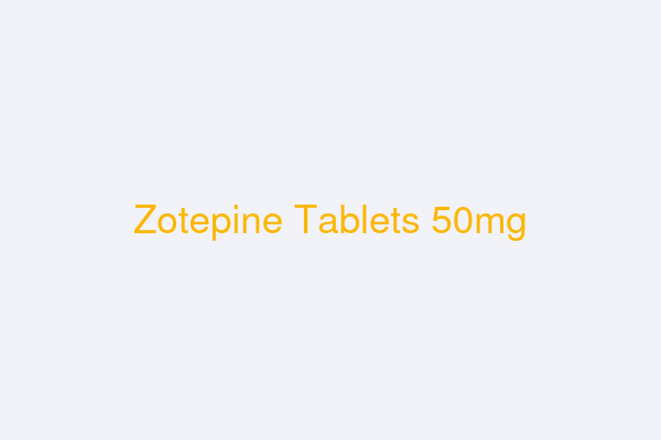 Zotepine Tablets 50mg