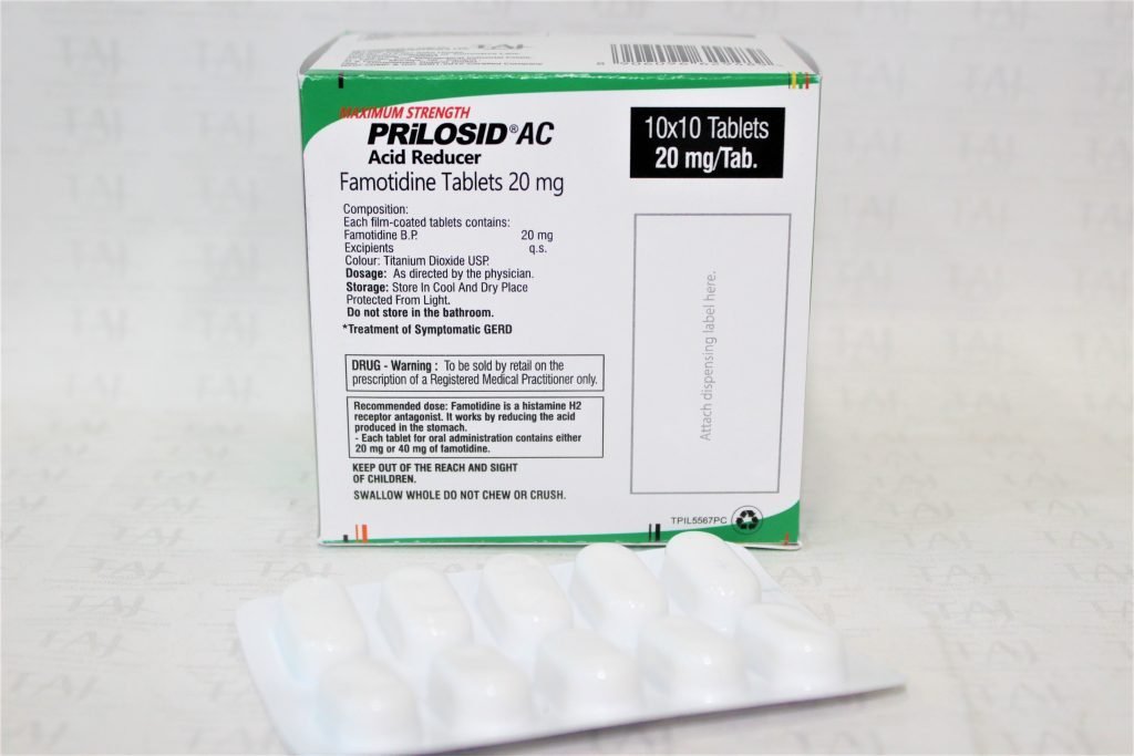 Famotidine tablets 20mg