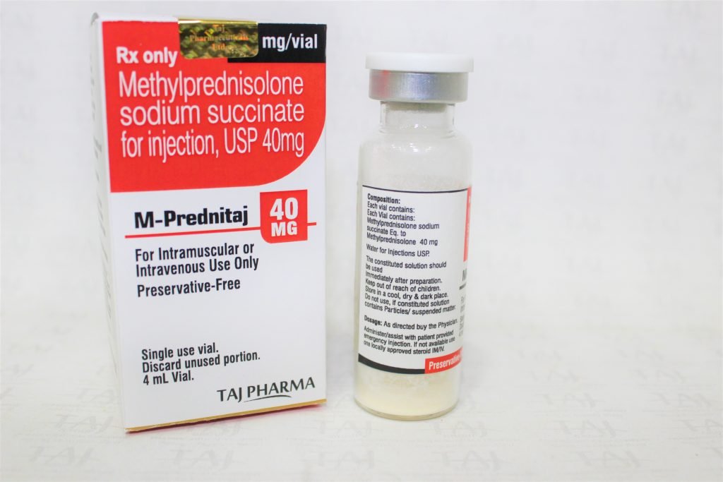 Methylprednisolone Sodium succinate Injection 40mg Manufacturer & Supplier