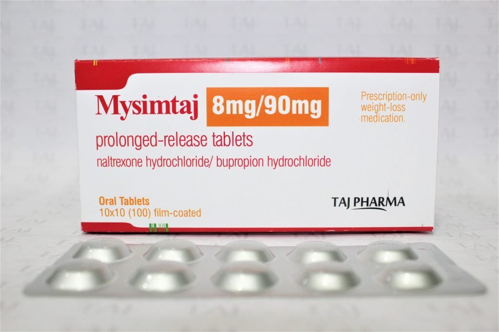 Manufacturer of Naltrexone Hydrochloride/Bupropion Hydrochloride tablets 8mg/90mg Suppliers in India