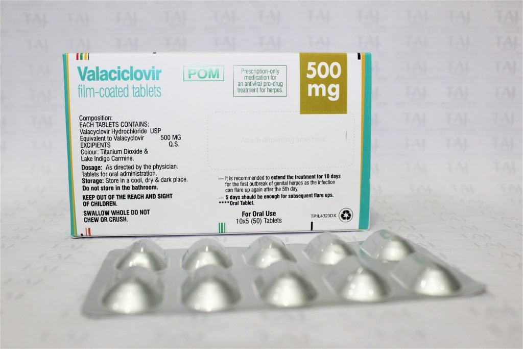 Valacyclovir 500 mg tablets